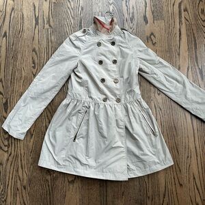 EUC- Burberry double breasted swing coat